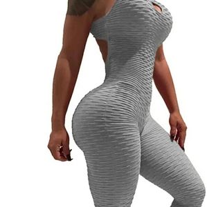 Grey Workout jumpsuit